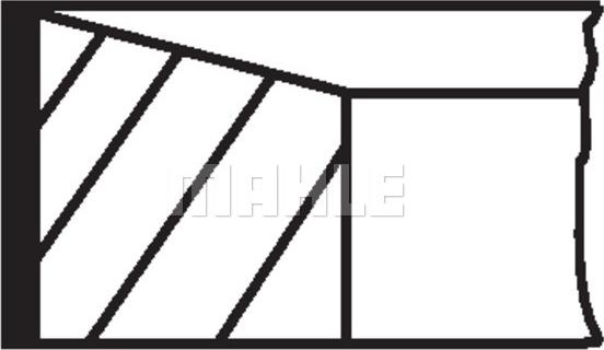 MAHLE 681 02 N0 - Kit fasce elastiche www.autoricambi360.it