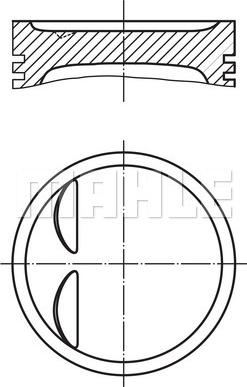 MAHLE 037 PI 00113 000 - Pistone www.autoricambi360.it