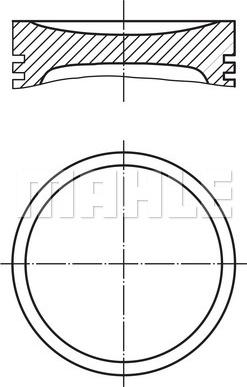 MAHLE 034 18 00 - Pistone www.autoricambi360.it
