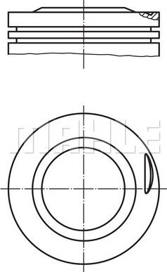 MAHLE 081 20 00 - Pistone www.autoricambi360.it