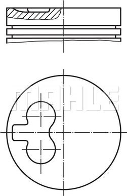 MAHLE 029 82 01 - Pistone www.autoricambi360.it