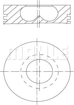 MAHLE 009 50 00 - Pistone www.autoricambi360.it