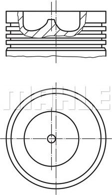 MAHLE 015 92 00 - Pistone www.autoricambi360.it