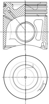 MAHLE 007 PI 00147 000 - Pistone www.autoricambi360.it