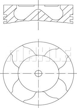 MAHLE 083 33 00 - Pistone www.autoricambi360.it