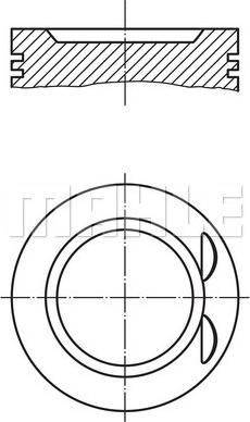 MAHLE 038 24 00 - Pistone www.autoricambi360.it