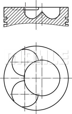 MAHLE 227 33 30 - Pistone www.autoricambi360.it