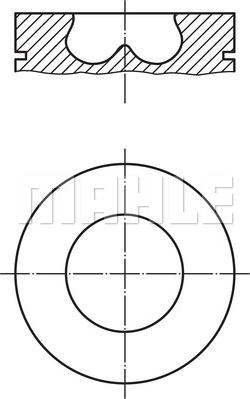 MAHLE 233 20 00 - Pistone www.autoricambi360.it