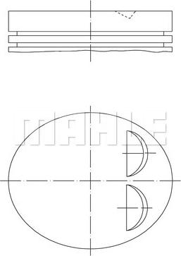 MAHLE 011 84 00 - Pistone www.autoricambi360.it