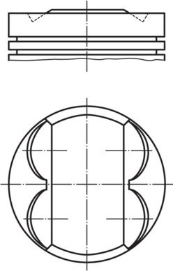 MAHLE 011 PI 00113 000 - Pistone www.autoricambi360.it