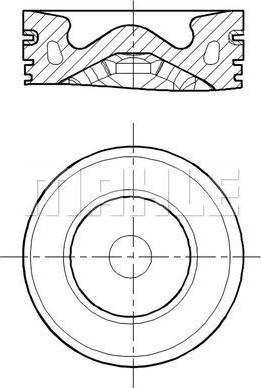 MAHLE 013 PI 00155 001 - Pistone www.autoricambi360.it