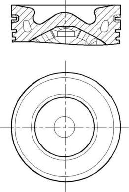 MAHLE 013 PI 00155 000 - Pistone www.autoricambi360.it