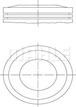 MAHLE 033 10 00 - Pistone www.autoricambi360.it