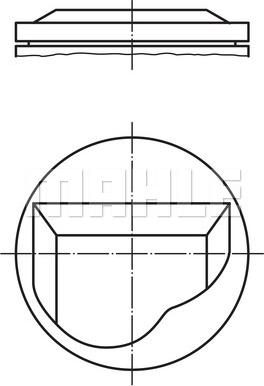 MAHLE 082 48 00 - Pistone www.autoricambi360.it