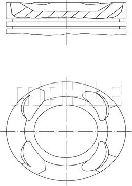 MAHLE 081 PI 00109 000 - Pistone www.autoricambi360.it