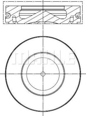 MAHLE 081 PI 00100 000 - Pistone www.autoricambi360.it