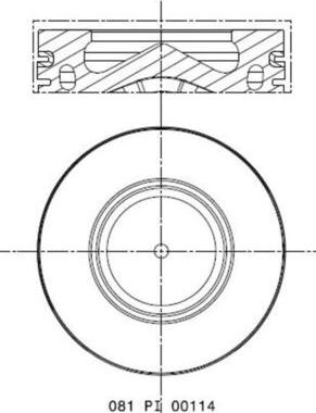 MAHLE 081 PI 00114 000 - Pistone www.autoricambi360.it