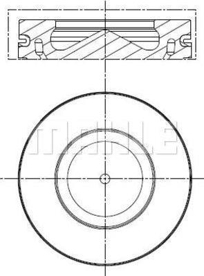 MAHLE 081 PI 00113 001 - Pistone www.autoricambi360.it
