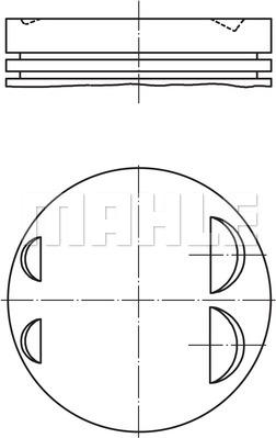 MAHLE 083 16 02 - Pistone www.autoricambi360.it