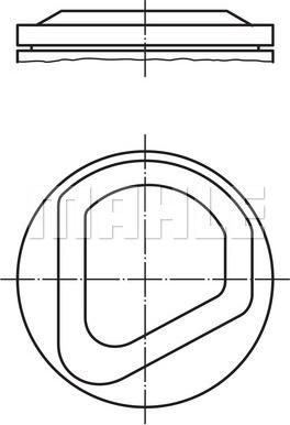 MAHLE 082 52 02 - Pistone www.autoricambi360.it