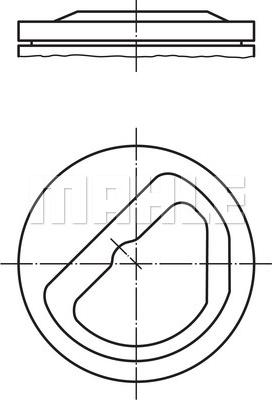 MAHLE 082 32 01 - Pistone www.autoricambi360.it