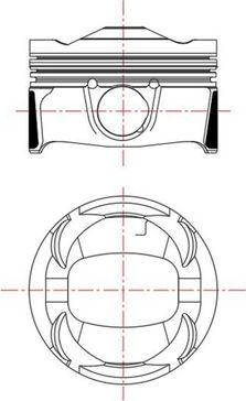 MAHLE 039 PI 00135 000 - Pistone www.autoricambi360.it