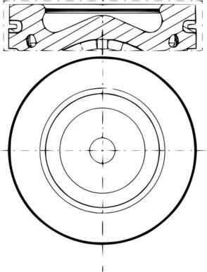 MAHLE 039 PI 00130 000 - Pistone www.autoricambi360.it