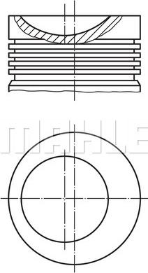 MAHLE 034 83 00 - Pistone www.autoricambi360.it