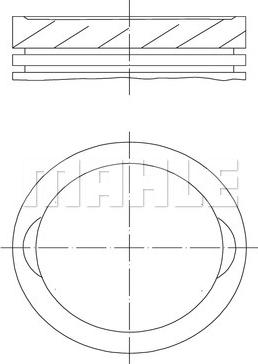 MAHLE 033 98 00 - Pistone www.autoricambi360.it
