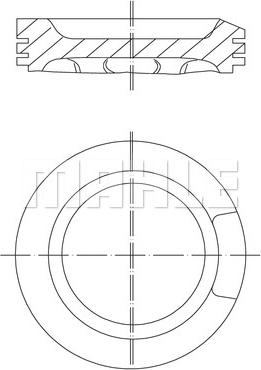 MAHLE 033 04 00 - Pistone www.autoricambi360.it