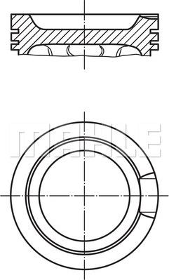 MAHLE 033 16 00 - Pistone www.autoricambi360.it