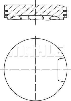 MAHLE 033 13 00 - Pistone www.autoricambi360.it
