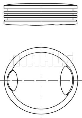 MAHLE 033 22 01 - Pistone www.autoricambi360.it
