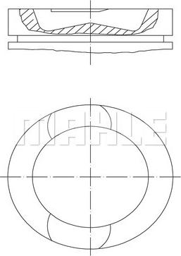 MAHLE 209 73 00 - Pistone www.autoricambi360.it