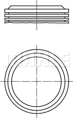 MAHLE 039 53 00 - Pistone www.autoricambi360.it