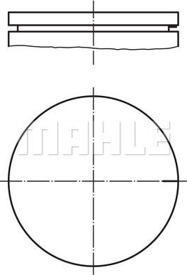 MAHLE 082 78 00 - Pistone www.autoricambi360.it