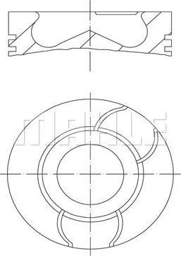 MAHLE 681 02 00 - Pistone www.autoricambi360.it