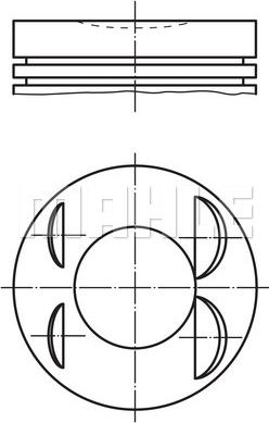 MAHLE 503 87 00 - Pistone www.autoricambi360.it