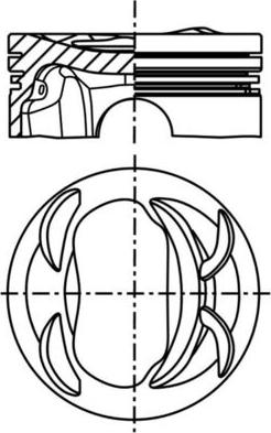 MAHLE 028 PI 00131 001 - Pistone www.autoricambi360.it