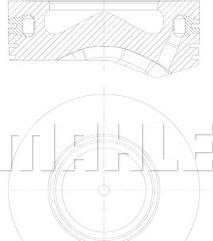 MAHLE 028 PI 00129 000 - Pistone www.autoricambi360.it
