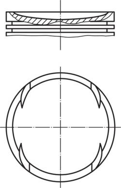 MAHLE 028 PI 00120 000 - Pistone www.autoricambi360.it