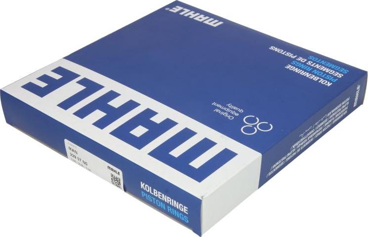 MAHLE 229 07 N0 - Kit fasce elastiche www.autoricambi360.it