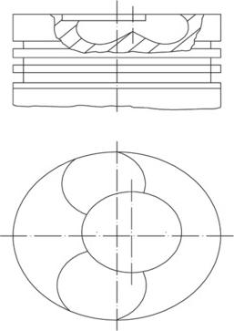 MAHLE 228 31 00 - Pistone www.autoricambi360.it