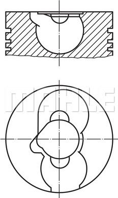 MAHLE 228 82 00 - Pistone www.autoricambi360.it