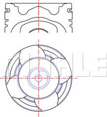 MAHLE 227 PI 00142 000 - Pistone www.autoricambi360.it