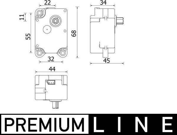 MAHLE AA 71 000P - Regolatore, Valvola miscelazione www.autoricambi360.it