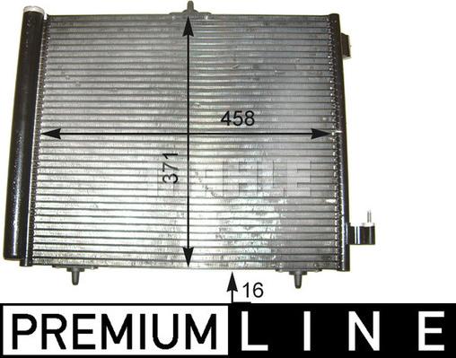 MAHLE AC 460 000P - Condensatore, Climatizzatore www.autoricambi360.it