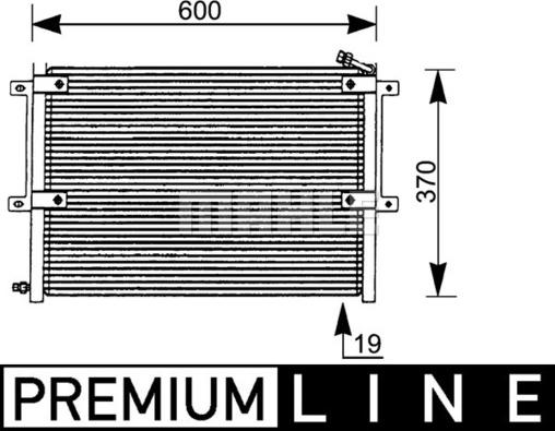 MAHLE AC 171 000P - Condensatore, Climatizzatore www.autoricambi360.it