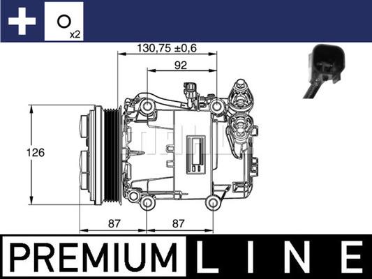 MAHLE ACP 54 000P - Compressore, Climatizzatore www.autoricambi360.it