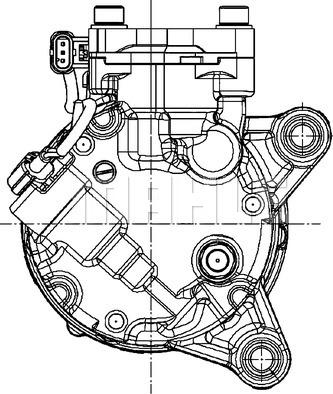 MAHLE ACP 601 000P - Compressore, Climatizzatore www.autoricambi360.it